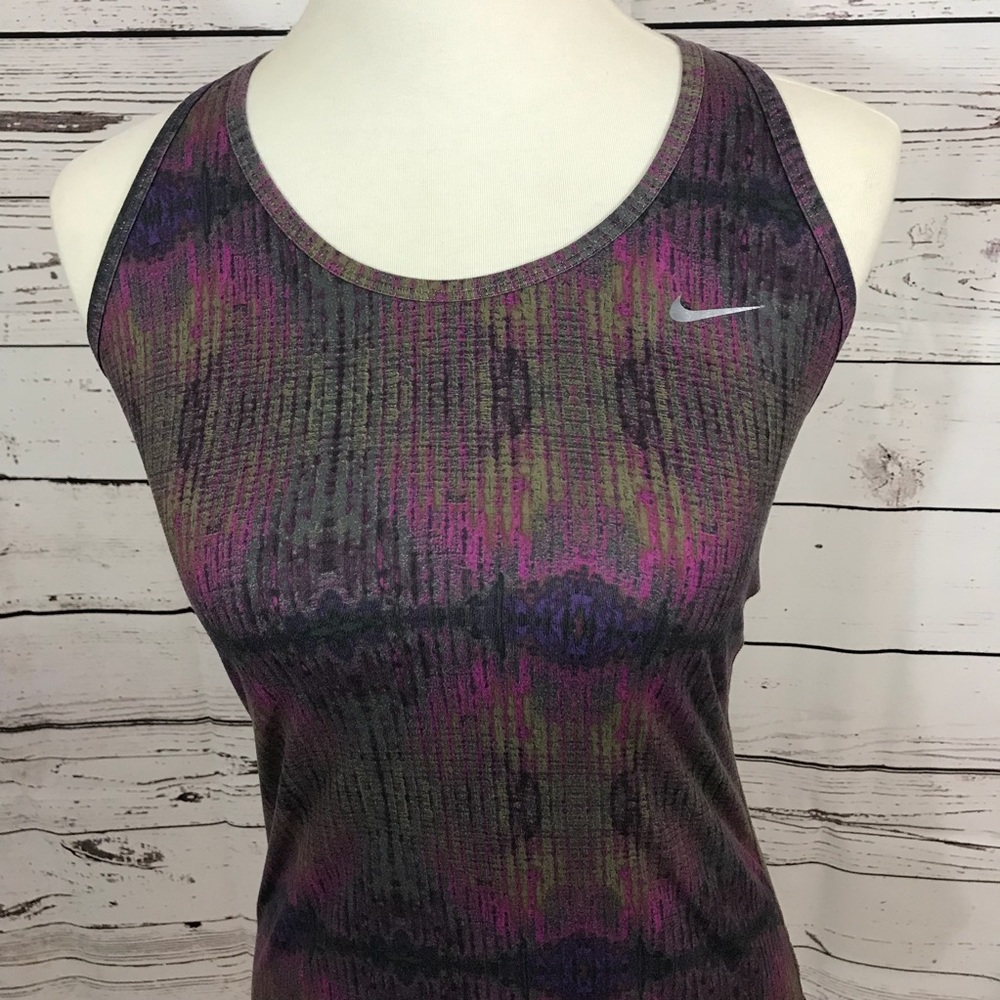 Nike Dry Fit Multicolor Racerback Tank - Picture 5 of 7